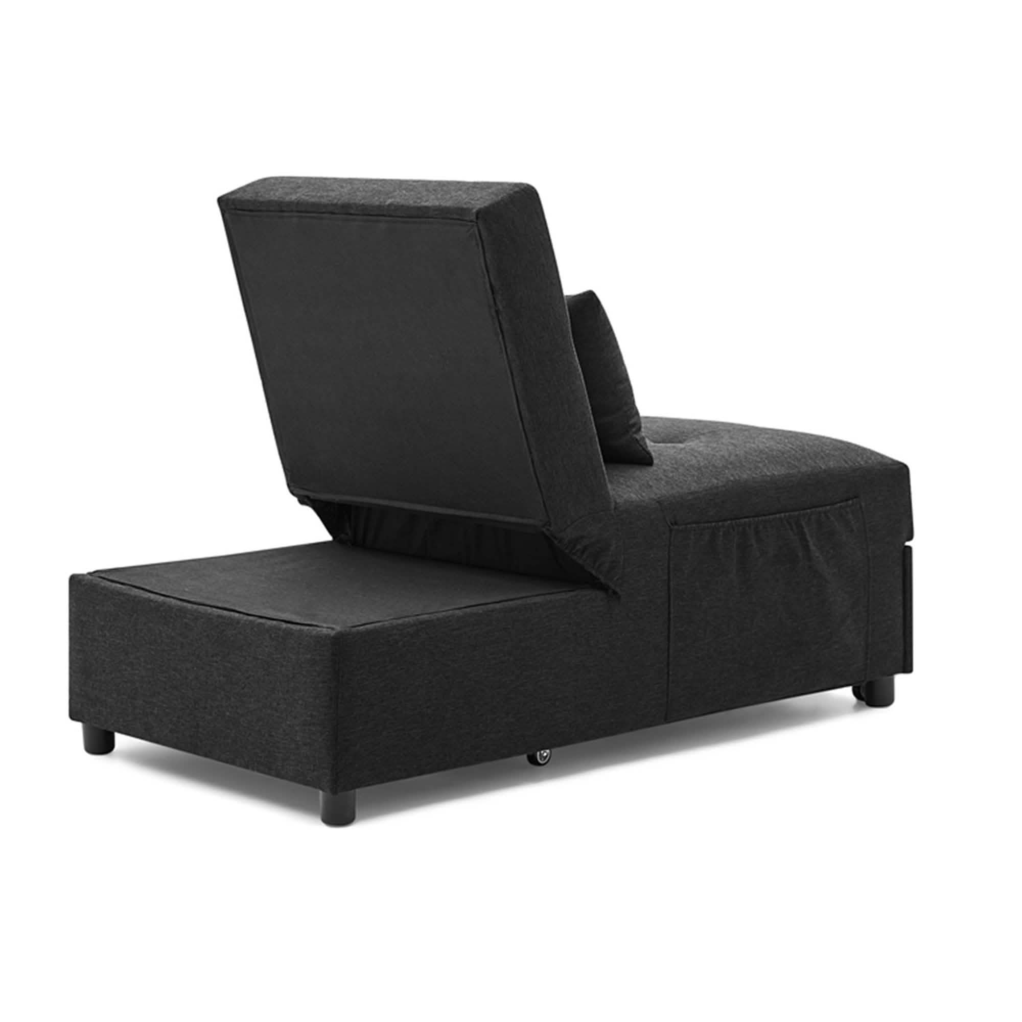 Canapé-lit pliant ottoman convertible rembourré