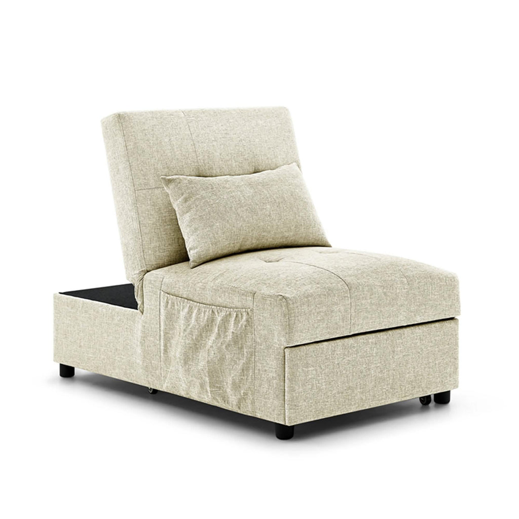 Canapé-lit pliant ottoman convertible rembourré