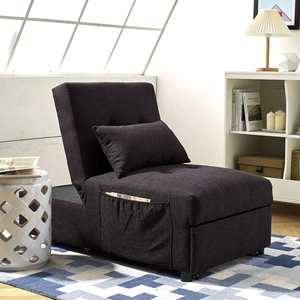 Canapé-lit pliant ottoman convertible rembourré