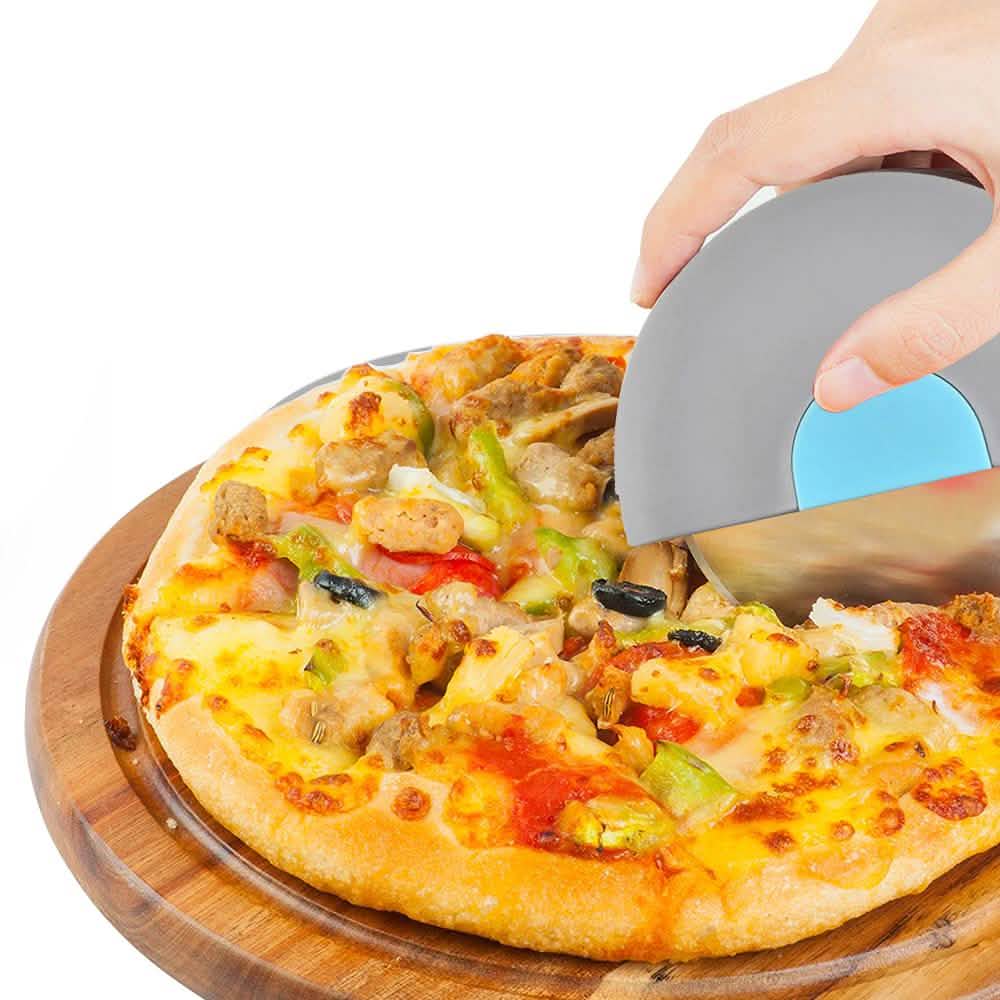 Roulette à pizza professionnelle en acier inoxydable de qualité alimentaire