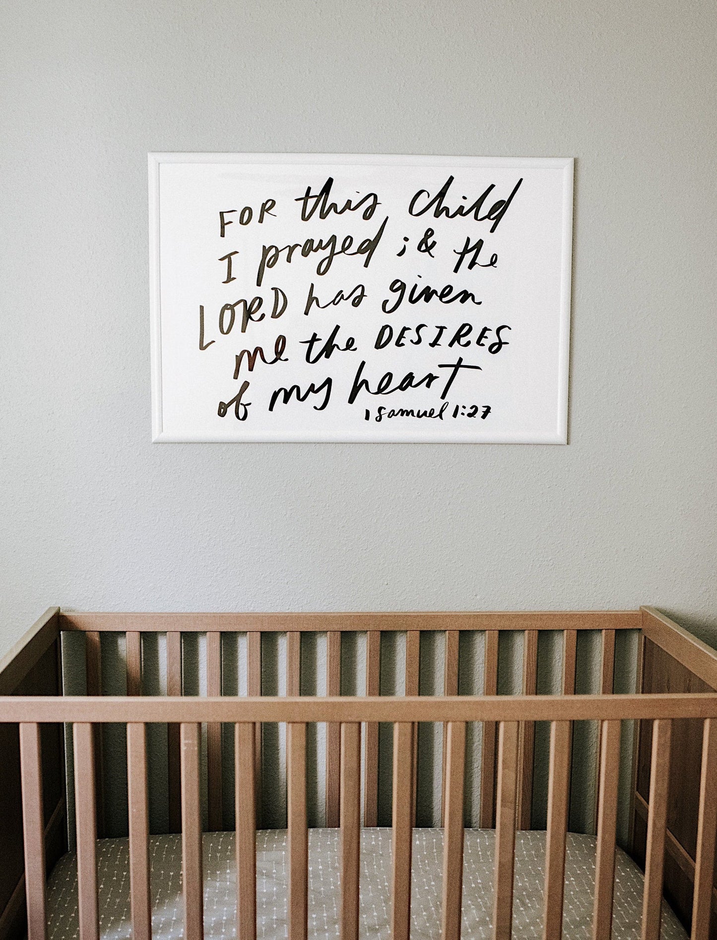 Poster: For this child I prayed