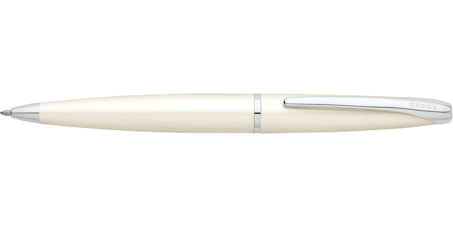 ATX® Pearlescent White Lacquer Ballpoint Pen