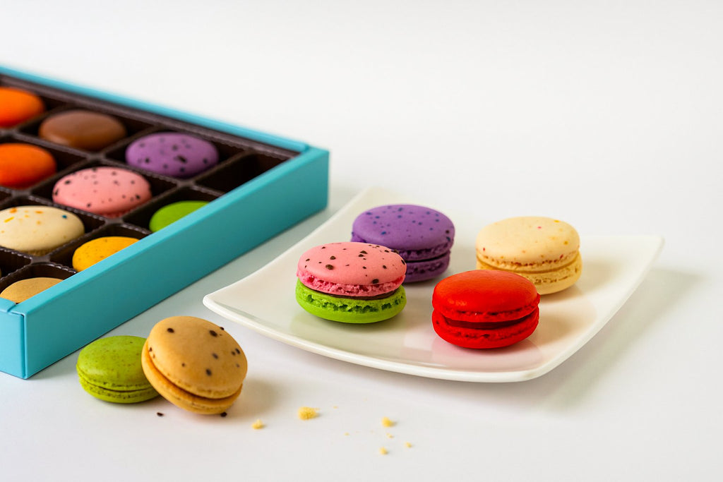 Andy Anand French Macarons, 48-Piece Gift Box – Made Fresh Daily, Decadent Assorted Flavors, Gluten-Free – Birthday & Holiday Gift Box