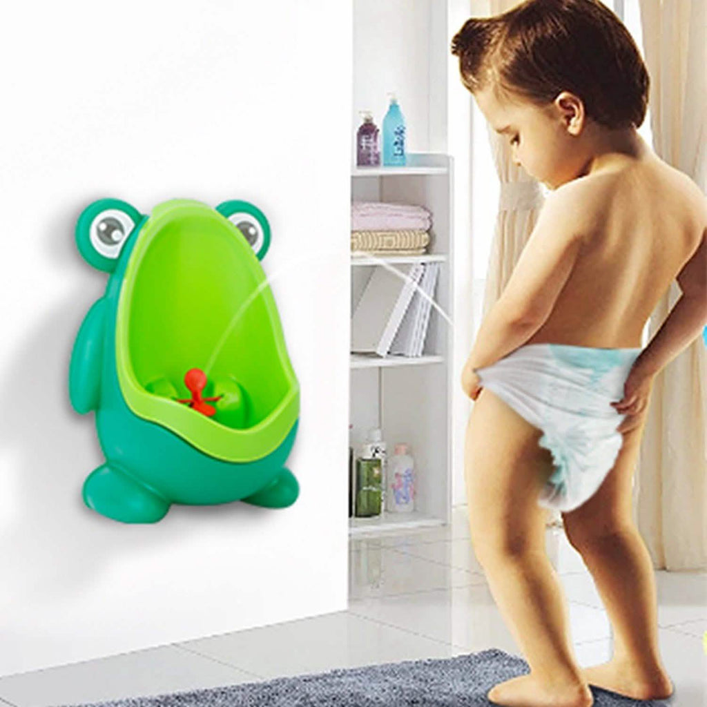 Pot urinoir d'apprentissage grenouille avec cible amusante pour enfants