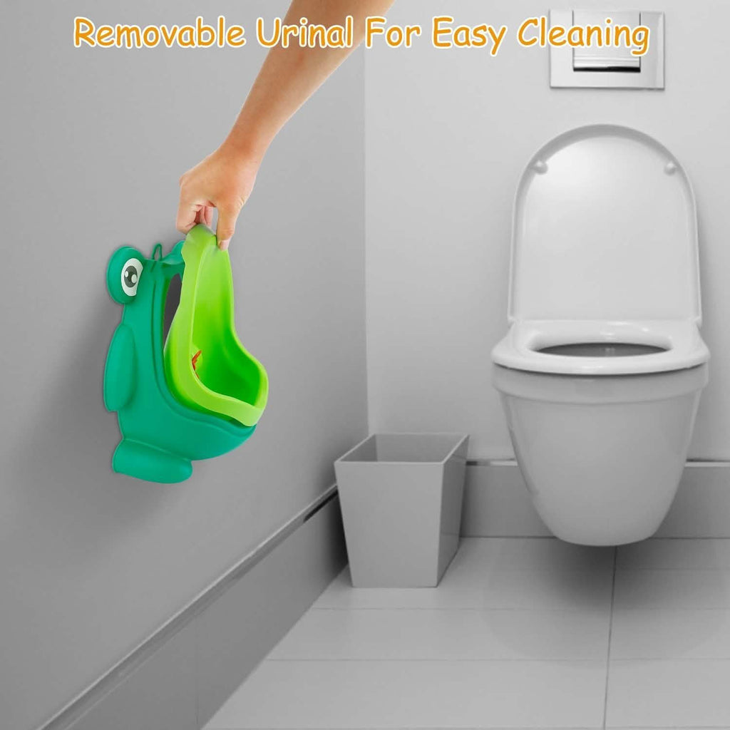Pot urinoir d'apprentissage grenouille avec cible amusante pour enfants