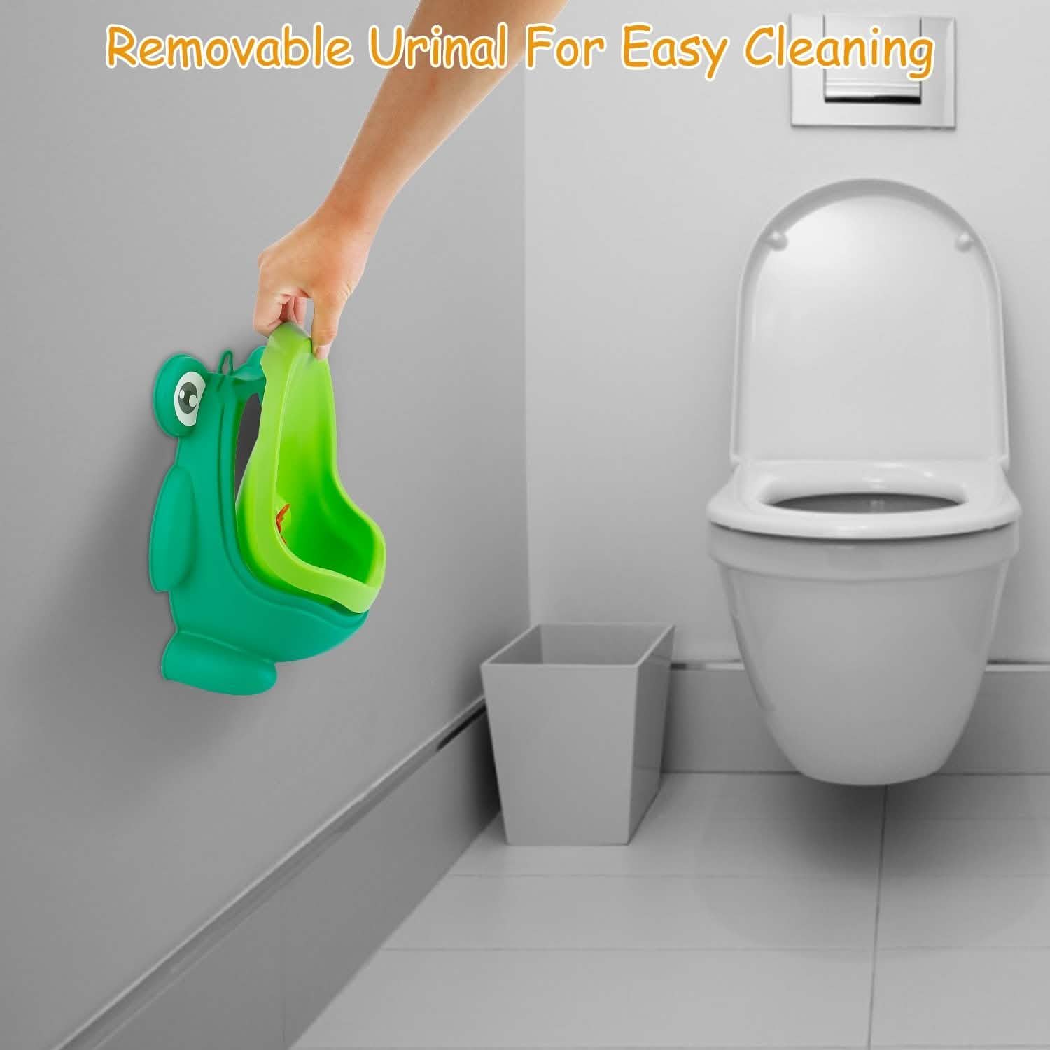 Pot urinoir d'apprentissage grenouille avec cible amusante pour enfants