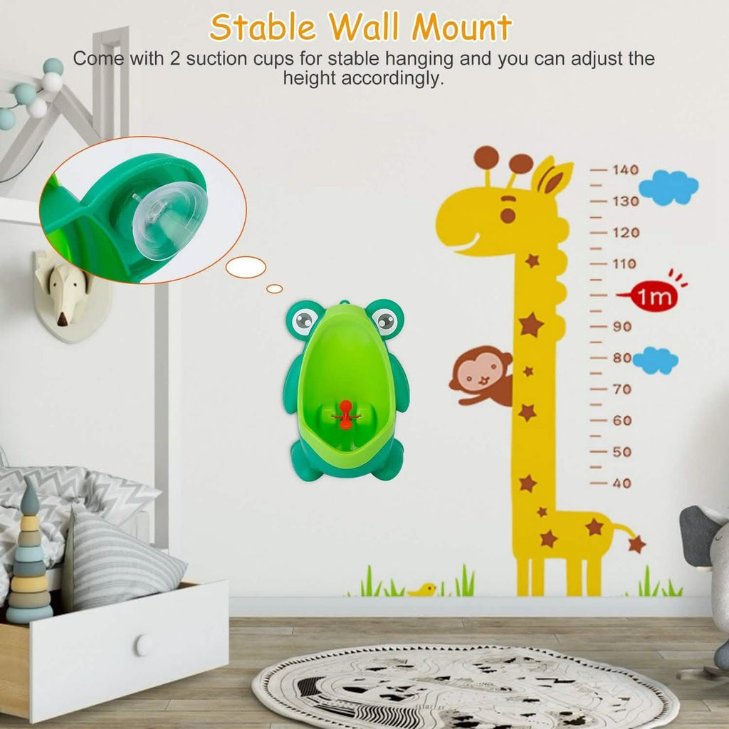 Pot urinoir d'apprentissage grenouille avec cible amusante pour enfants