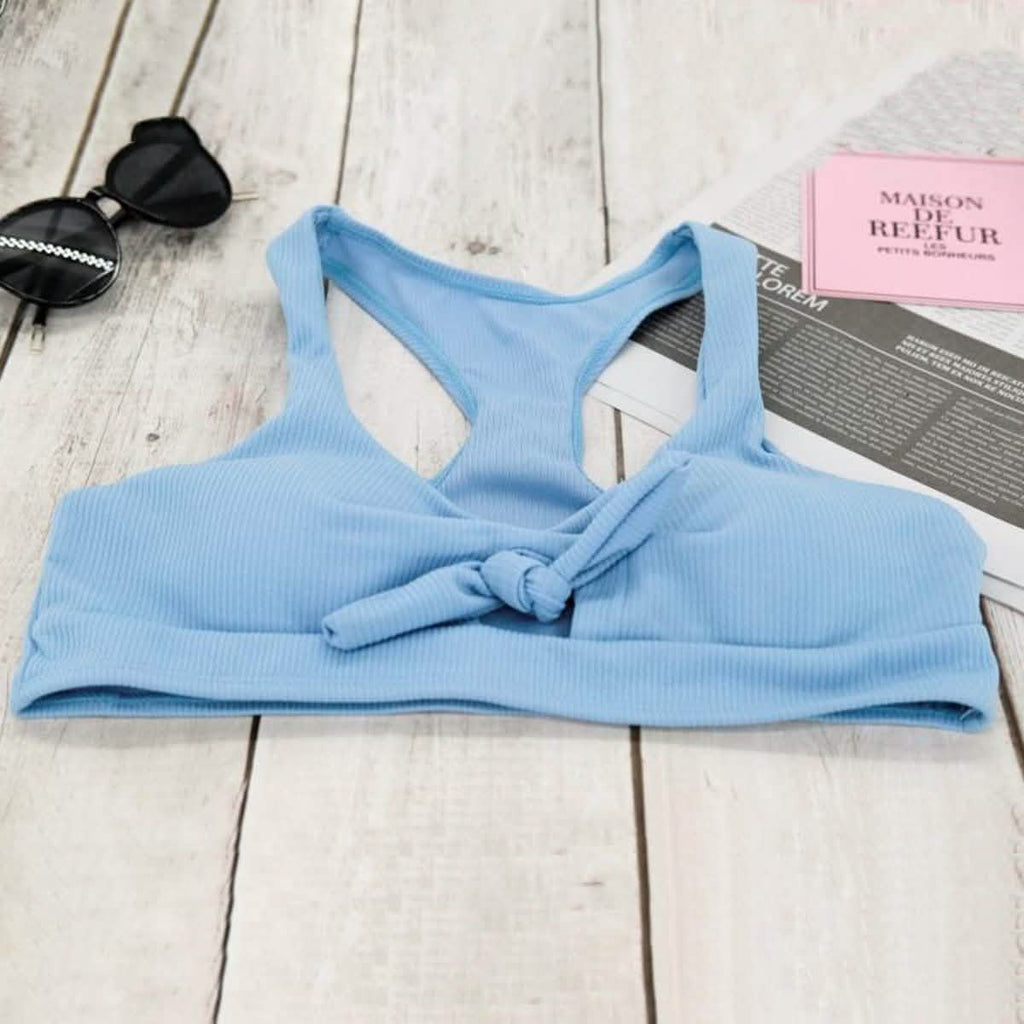Front Tie Bikini Set