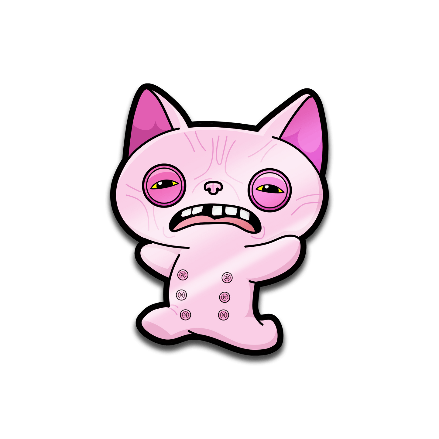 Fuggler - Alley Cats Wrinkle McStinkles AR Pin