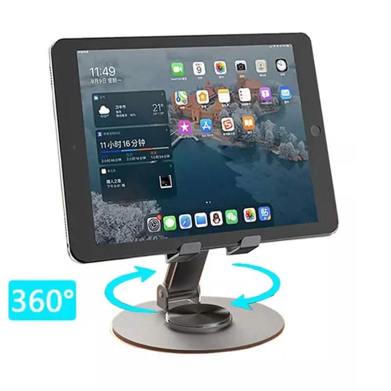 フルメタル360度回転式ストレス解消用スマホ・タブレットユニバーサルスタンド
