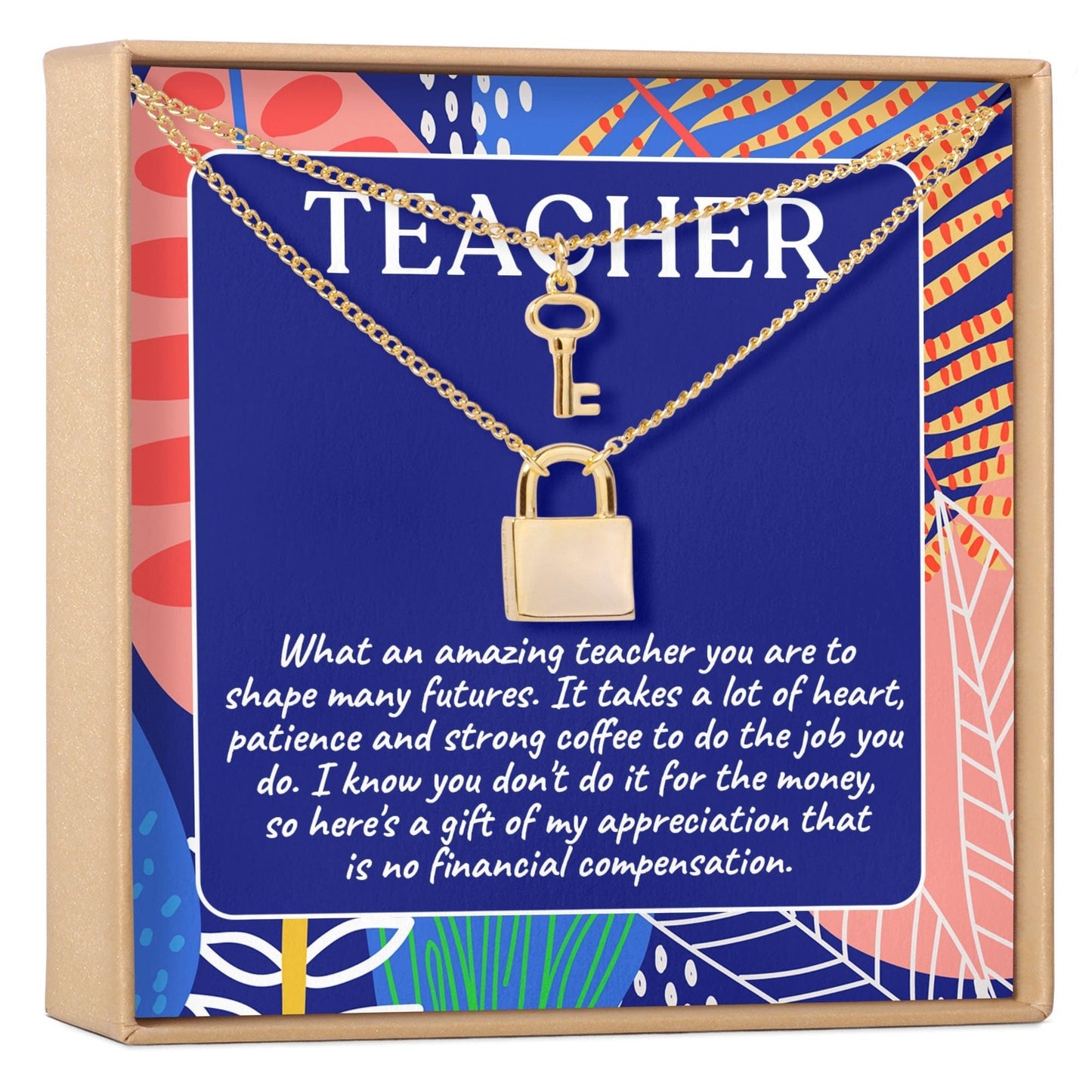 Funny Teacher Necklace, Multiple Styles Jewelry
