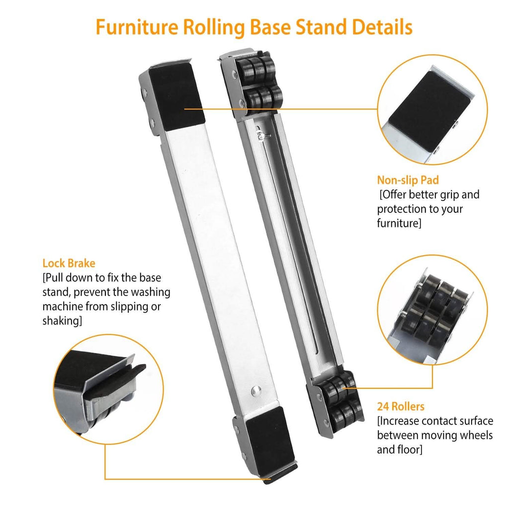 Furniture Dolly Mobile Roller Extendable Base Stand