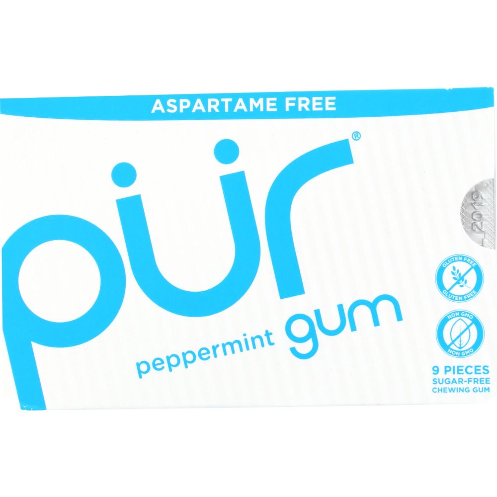 PUR: Peppermint Gum, 9 pc