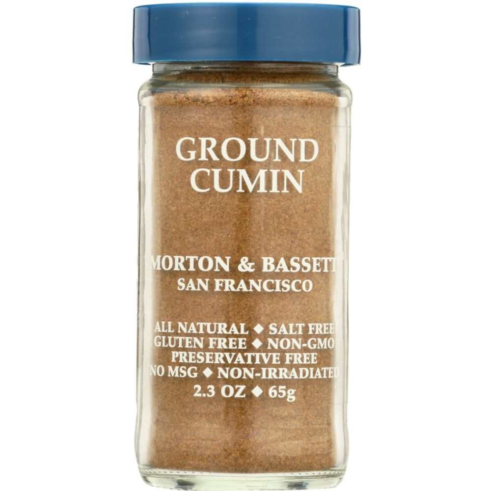 MORTON & BASSETT Cumin Ground - 2.3 oz | Essential Spice for Cooking