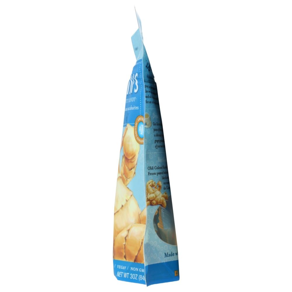 THE GINGER PEOPLE: Gin Gins Peanut Ginger Chews, 3 oz