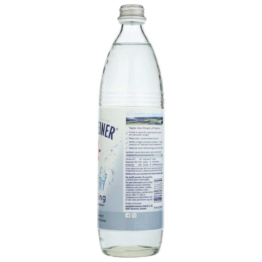 GEROLSTEINER Sparkling Mineral Water 750ml | Carbonated Spring Water