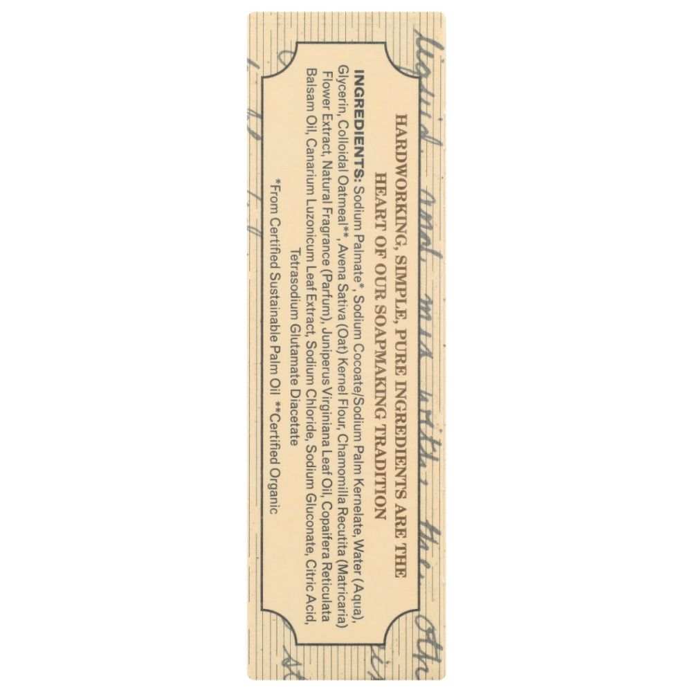 GRANDPAS oatmeal bar soap - Gently Exfoliates & Softens Skin 4.25 oz
