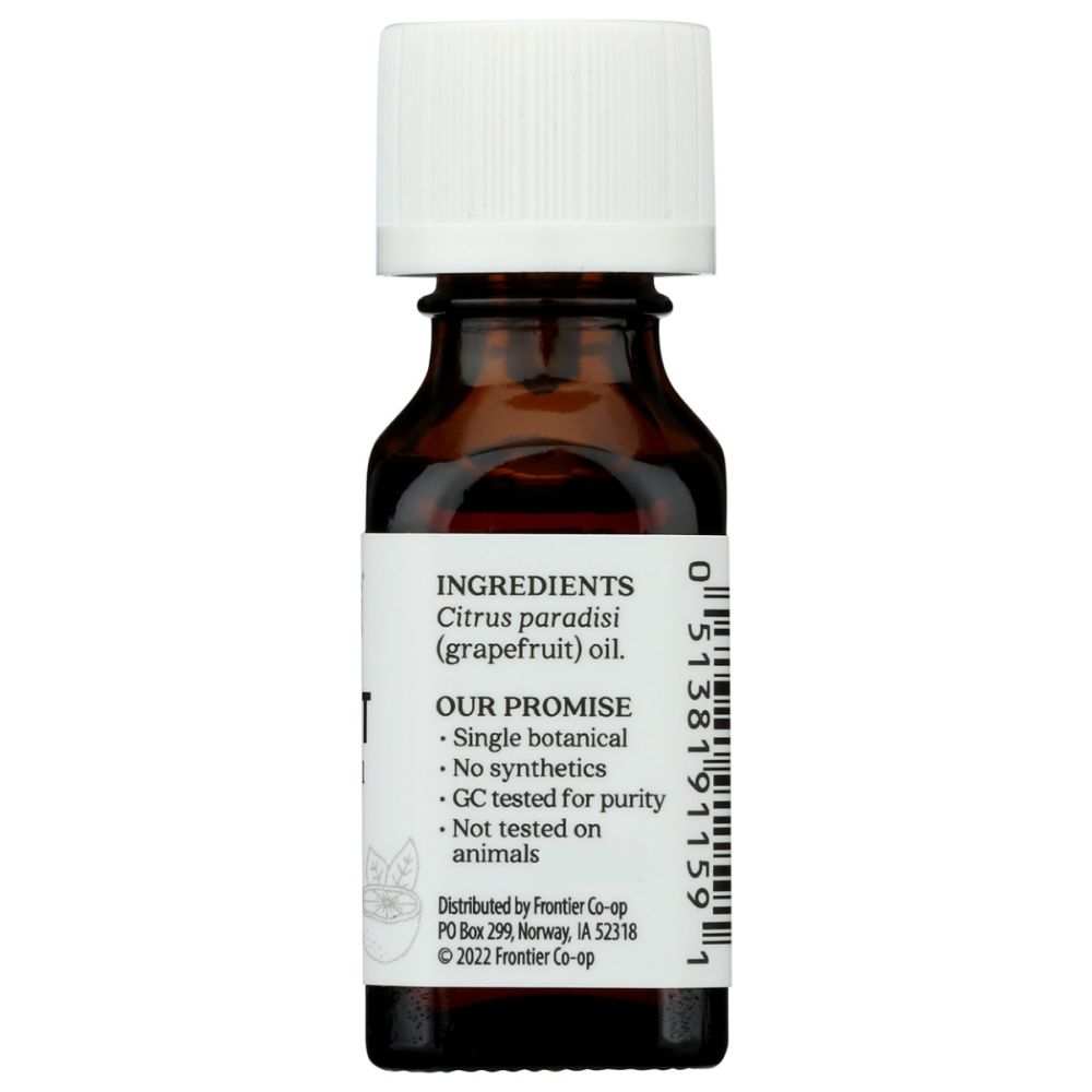 AURA CACIA: Grapefruit Essential Oil, 0.5 oz