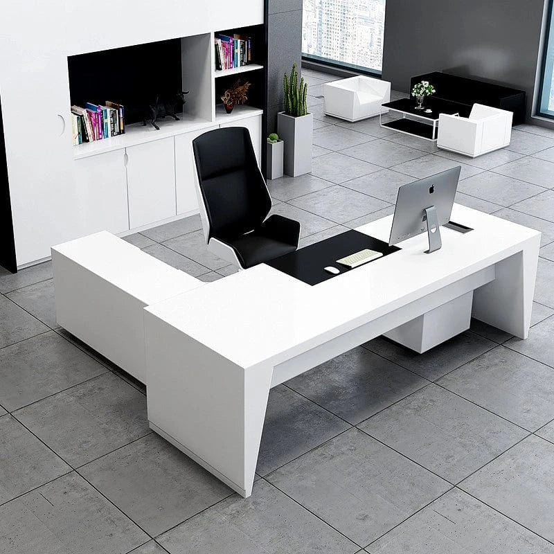 Newton · Executive Desk w/ Mobile Storage