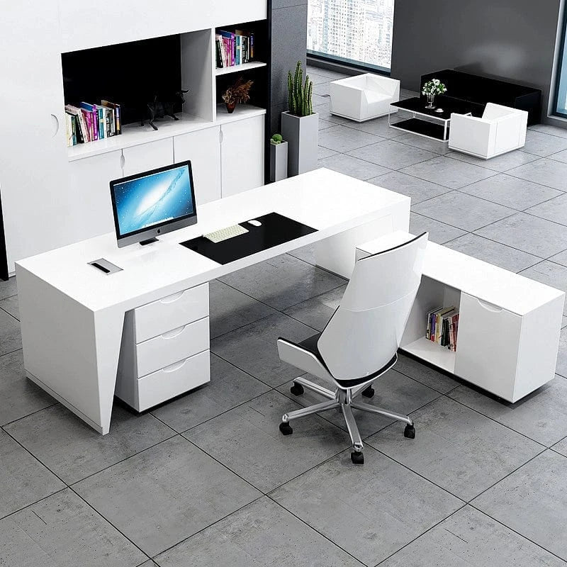 Newton · Executive Desk w/ Mobile Storage