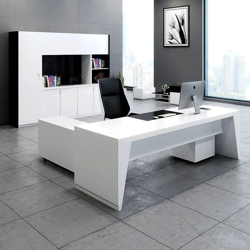 Newton · Executive Desk w/ Mobile Storage