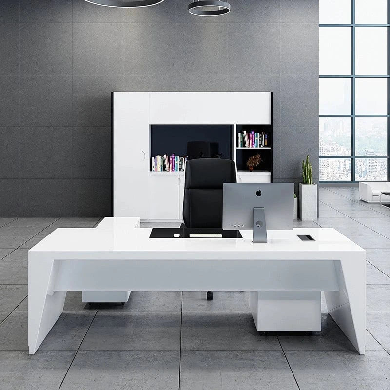 Newton · Executive Desk w/ Mobile Storage