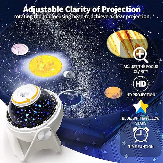 Veilleuse projecteur galaxie