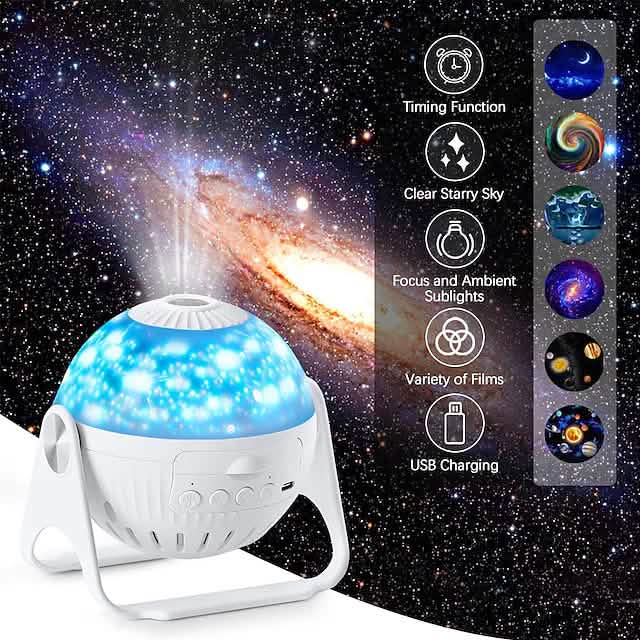 Veilleuse projecteur galaxie