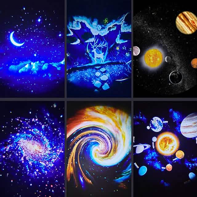Veilleuse projecteur galaxie