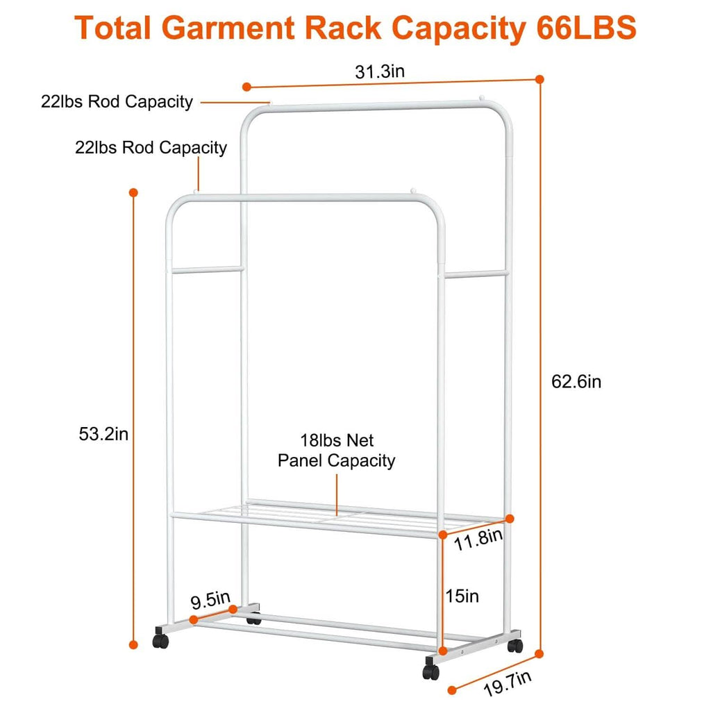 Garment Hanging Rack Clothing Organizer