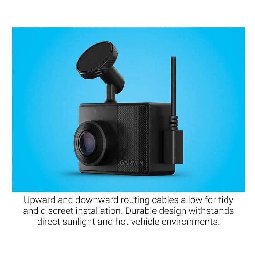 Garmin Dash Cam 67W 1440p 180° FOV Commande Vocale Compacte et Discrète