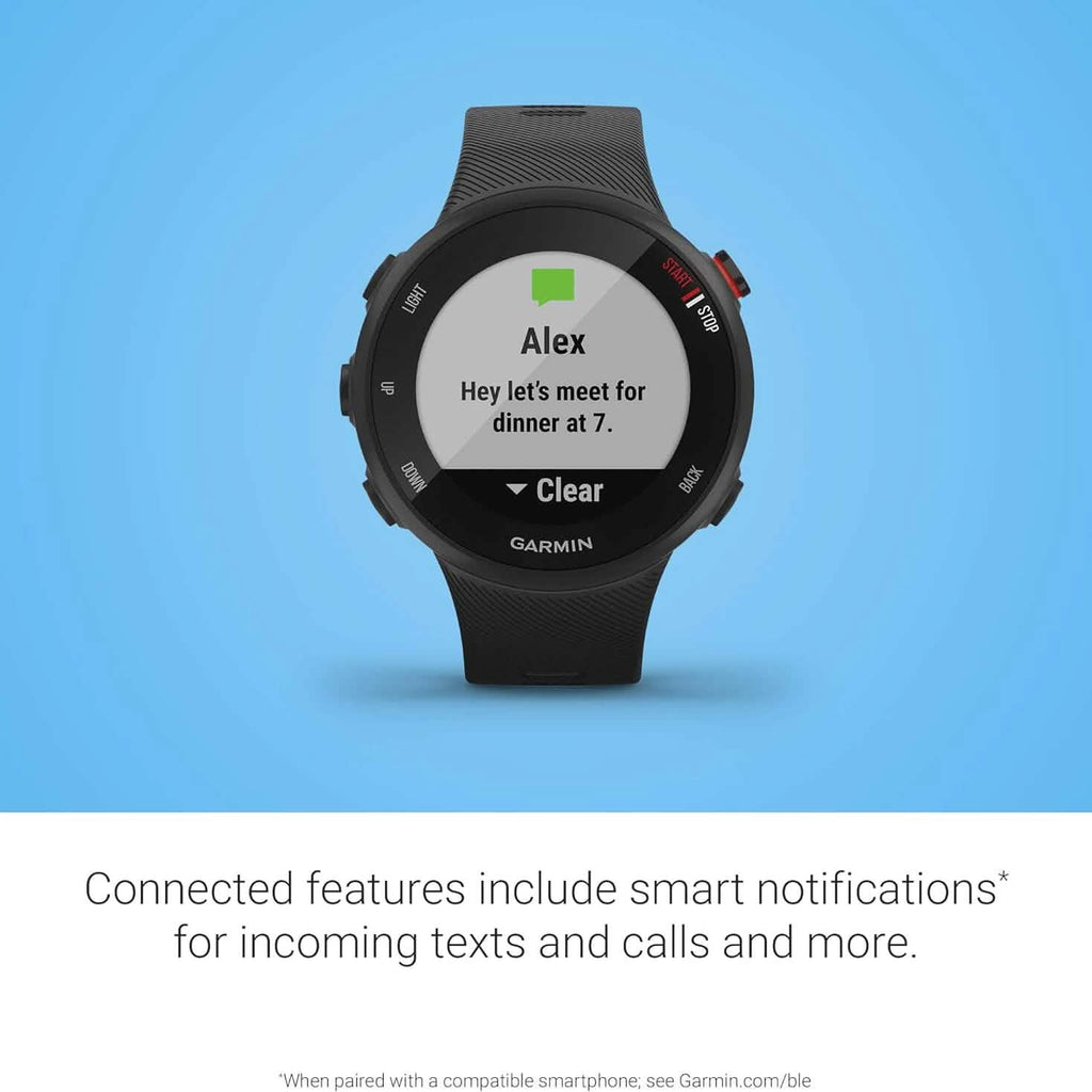 Garmin Forerunner 45S, 39mm Easy-to-use GPS Running Watch with Coach Free Training Plan Support  (Refurbished)