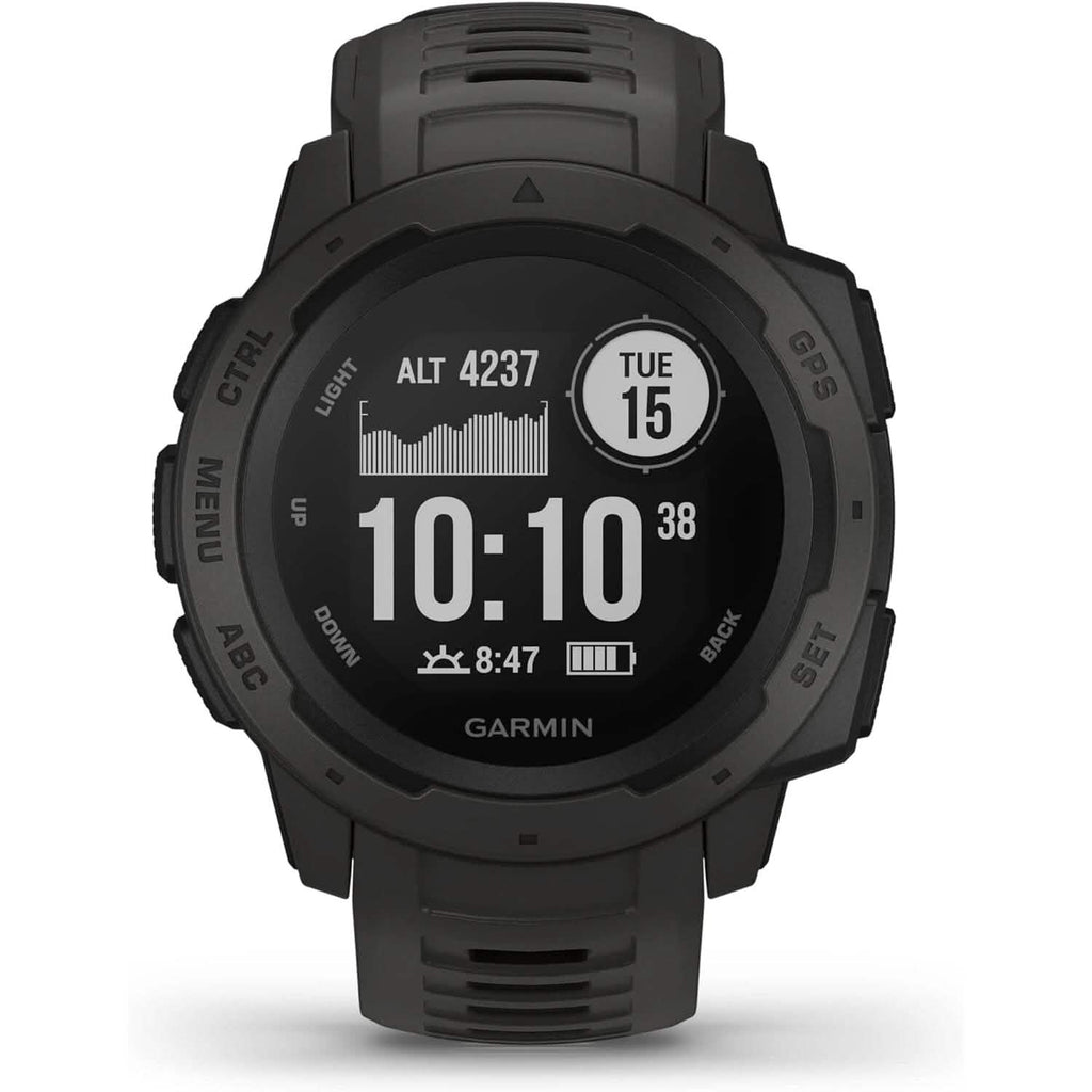 Garmin Instinct, Rugged Outdoor Watch with GPS  (Refurbished)