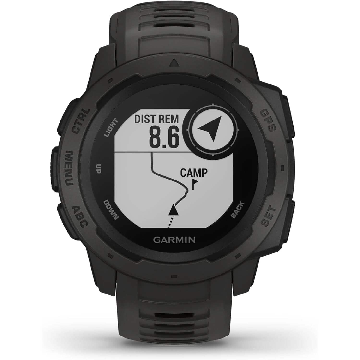 Garmin Instinct, Rugged Outdoor Watch with GPS  (Refurbished)