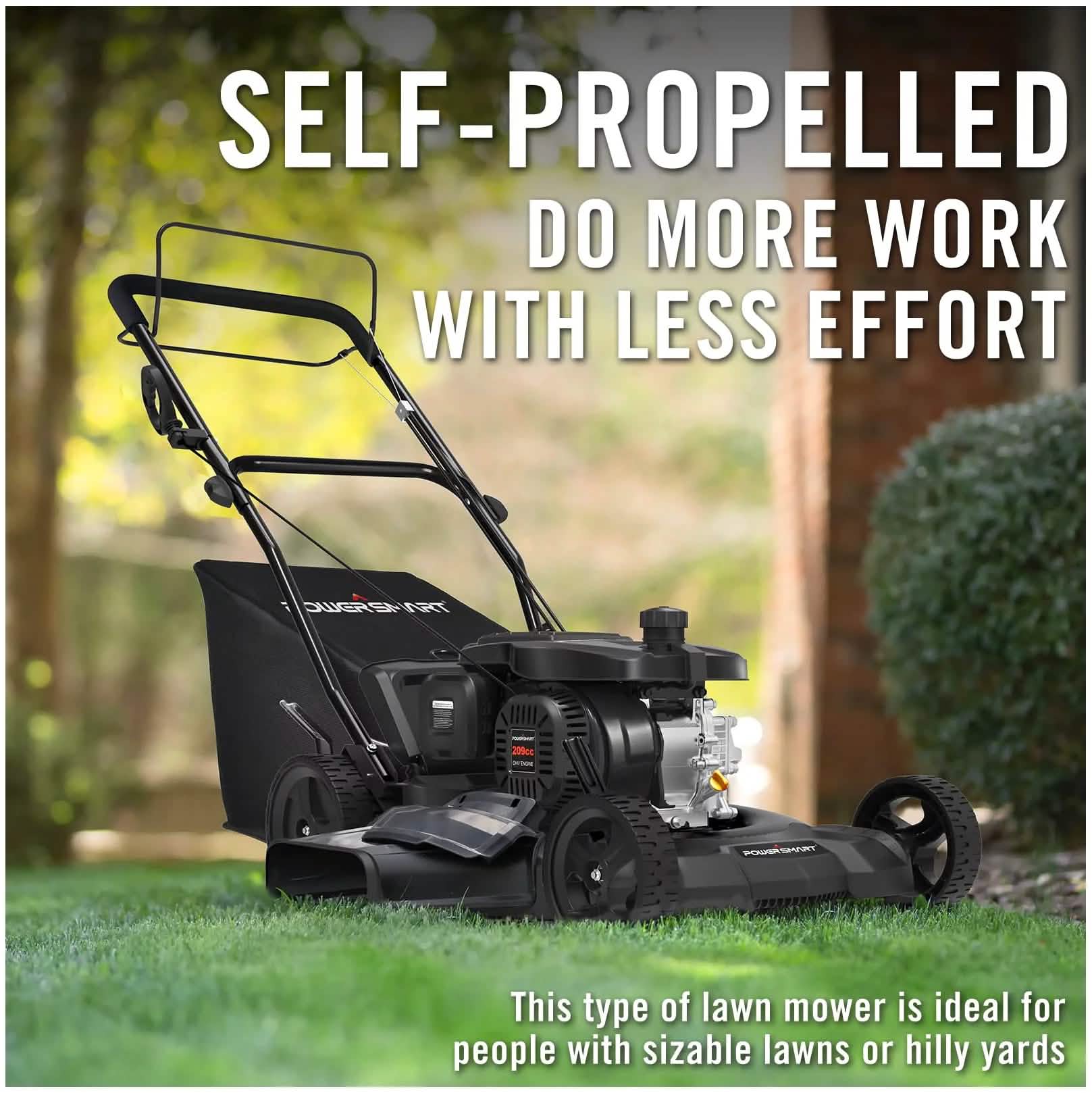 Gas Powered Self-Propelled Lawn Mower