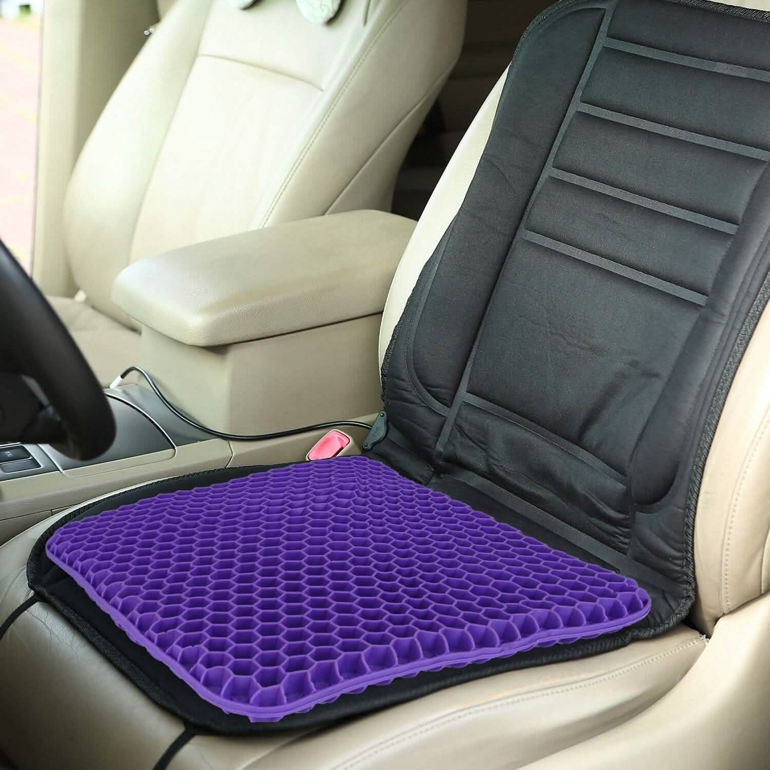 Gel Seat Cushion Non-Slip Breathable Honeycomb Sitting Cushion Pressure Pad