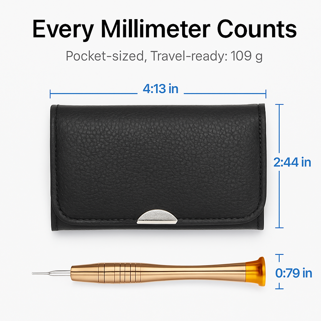 Precision Screwdriver Wallet Kit for Everyday Home Repairs