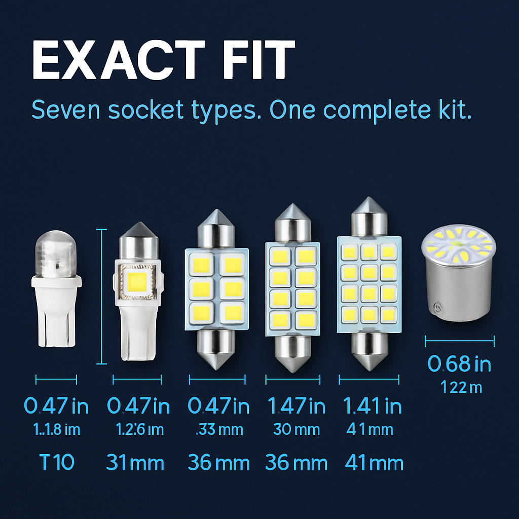 LED Interior Light Kit for Vehicles Premium Quality