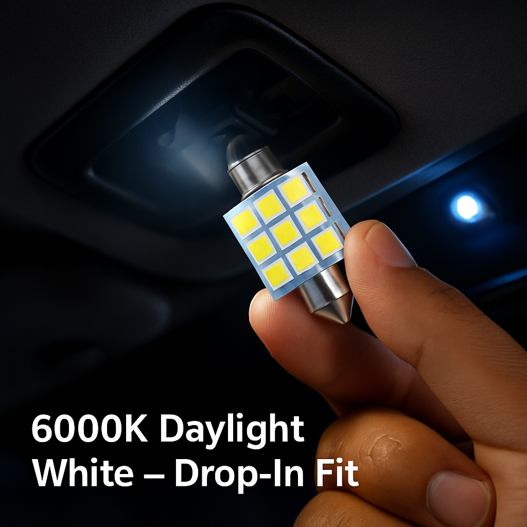 Festoon LED Interior Light Kit for Dome, Map, Trunk