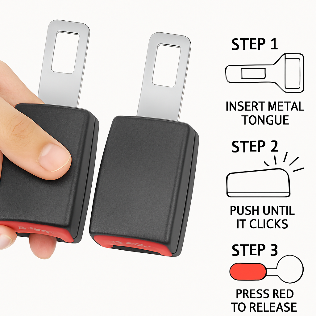 Car Seat Belt Extender Buckle for Comfortable Fit