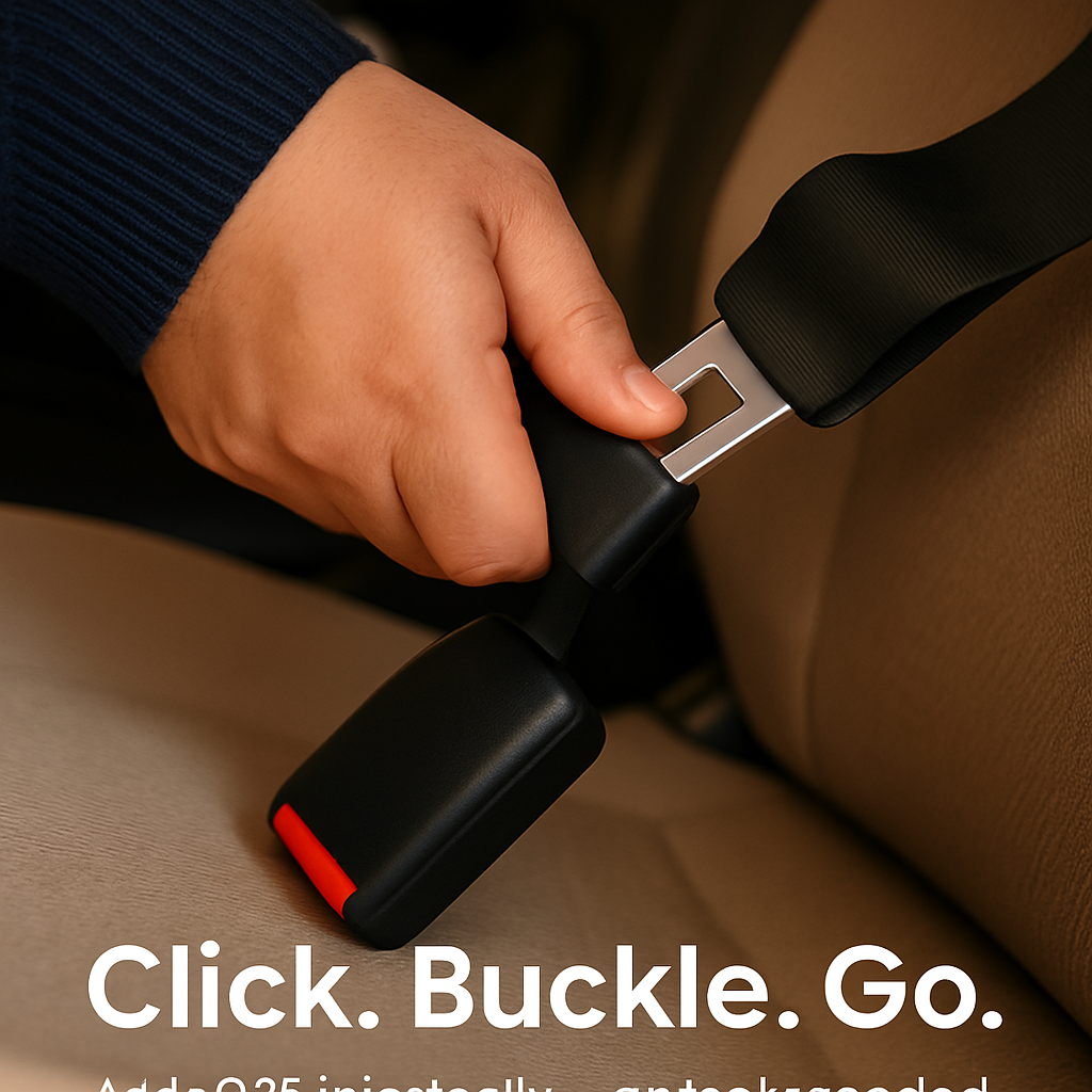 Car Seat Belt Extender 9in for Booster Seats
