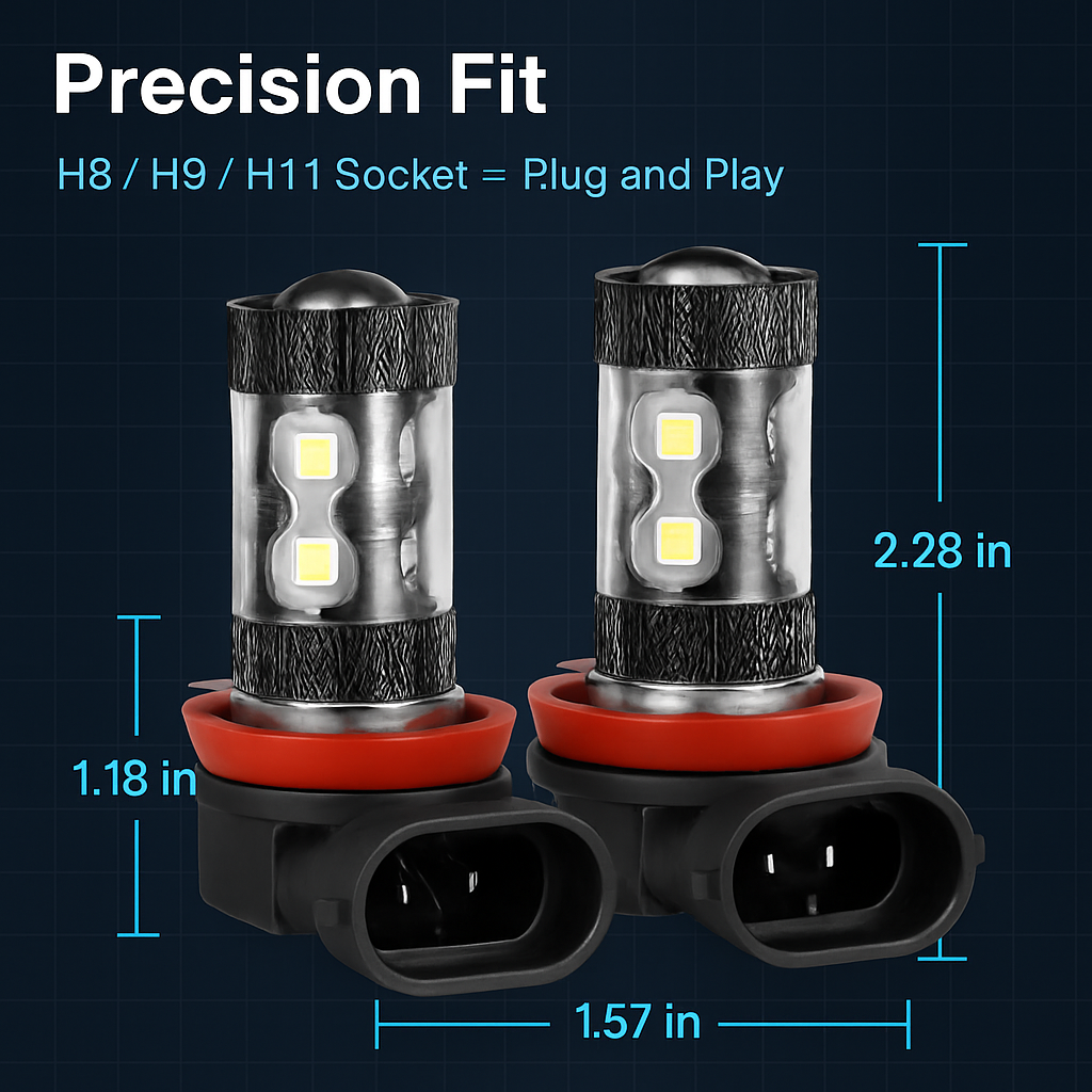 Fog Light Bulb | Bright, Long-Lasting LED