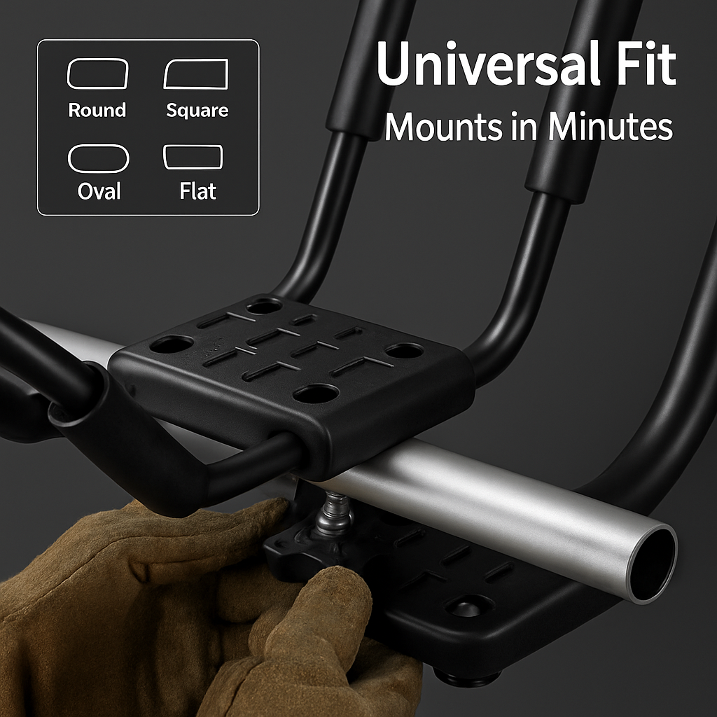 J-Bar Kayak Carrier for Roof Racks - Universal Fit