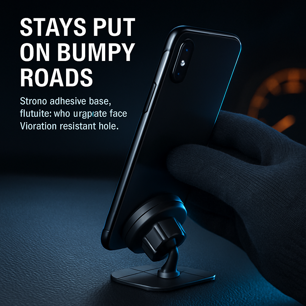 Universal Magnetic Car Mount for Hands-Free Viewing