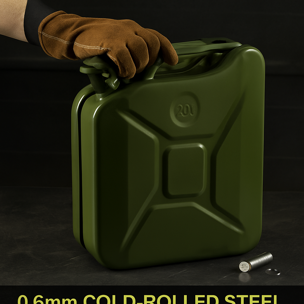 Gas Can Jerry Can for Fuel Storage and Transport