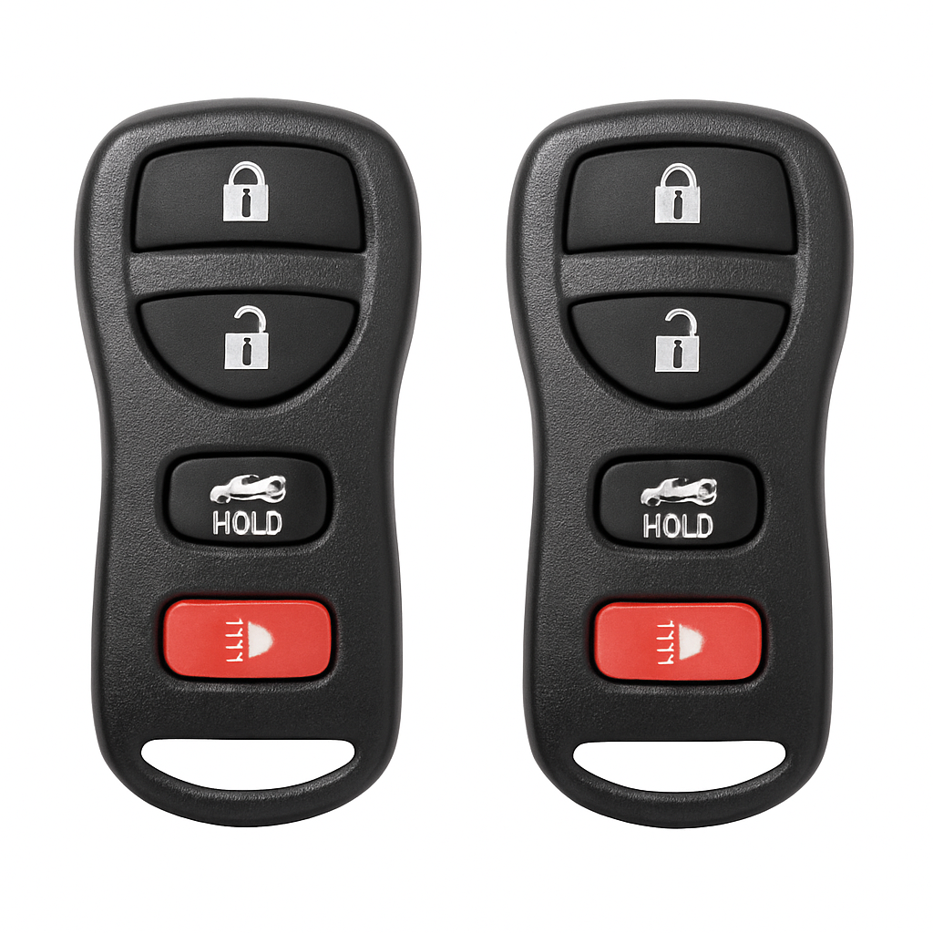 Keyless Car Key Remote Fob Case - Button Pad