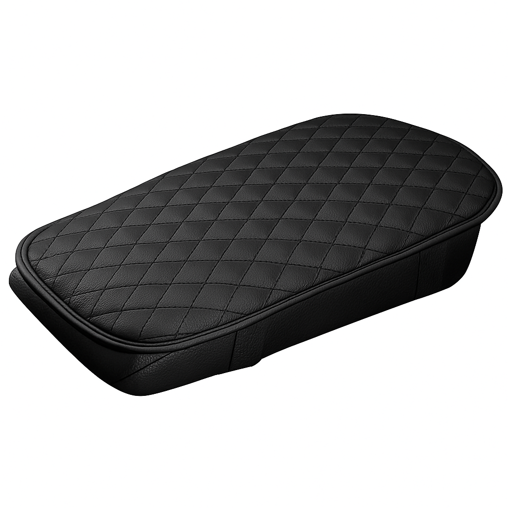 Car Armrest Pad Cover for Center Console PU Leather