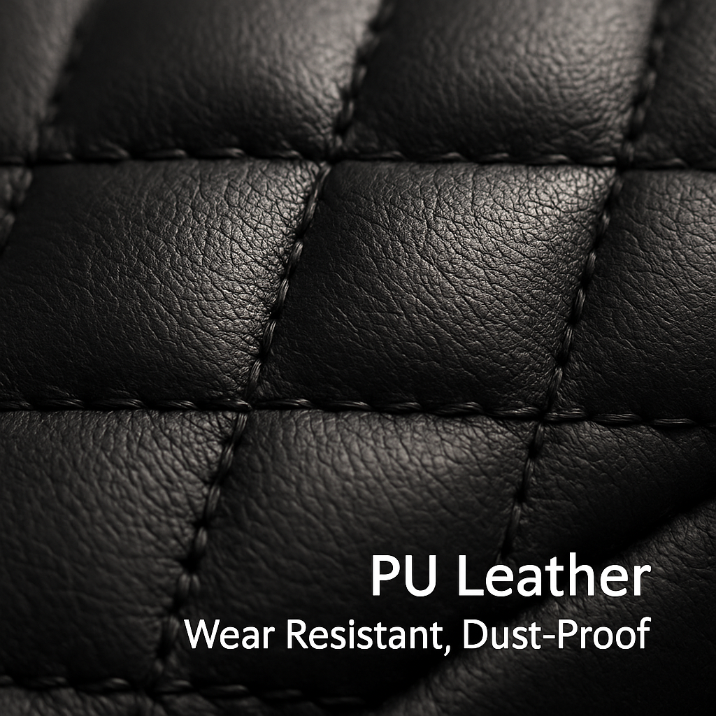 Car Armrest Pad Cover for Center Console PU Leather
