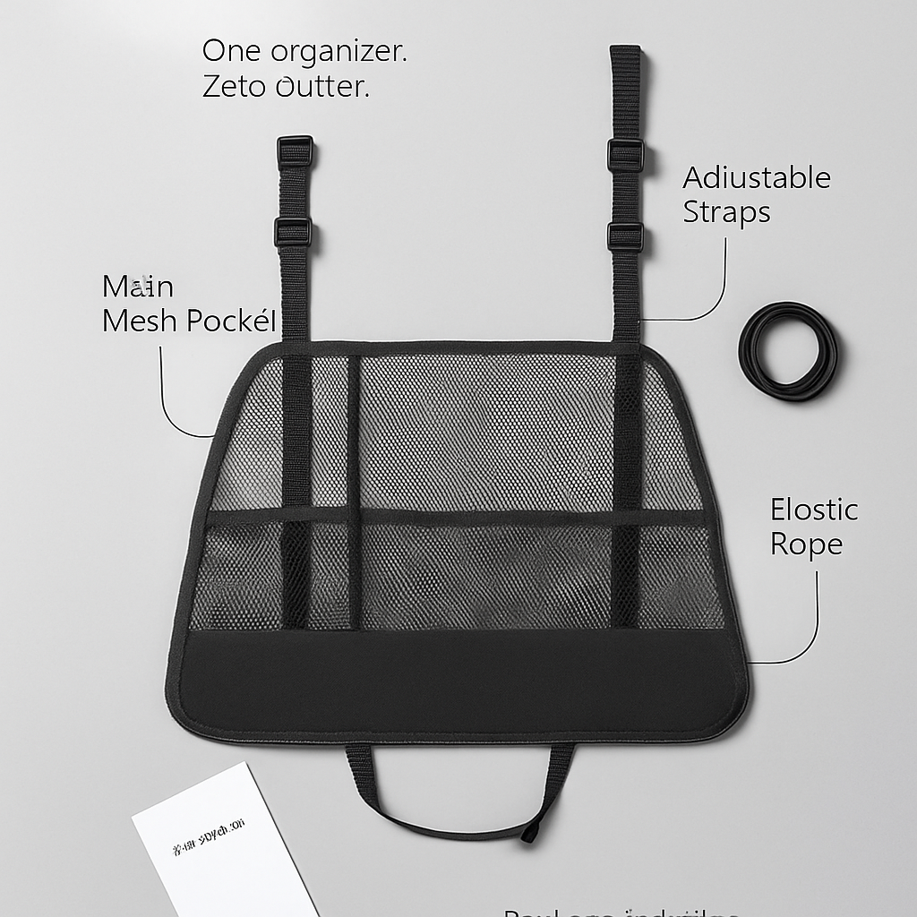 Car Net Pocket Handbag Holder Between Front Seats