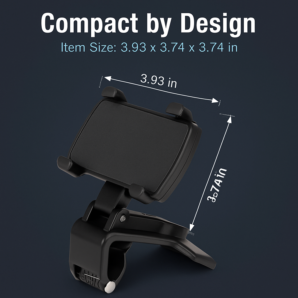 Car Dashboard Phone Holder Stand for Easy One-Hand Use